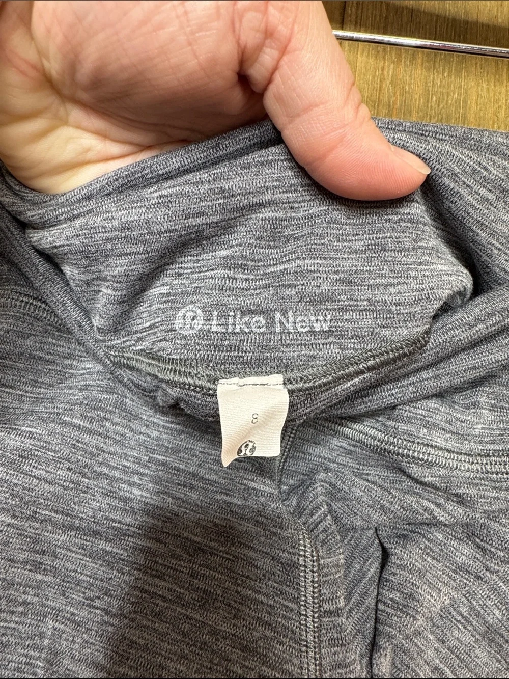 Lululemon Align 6” High-Waist Gray Biker Shorts Size 8